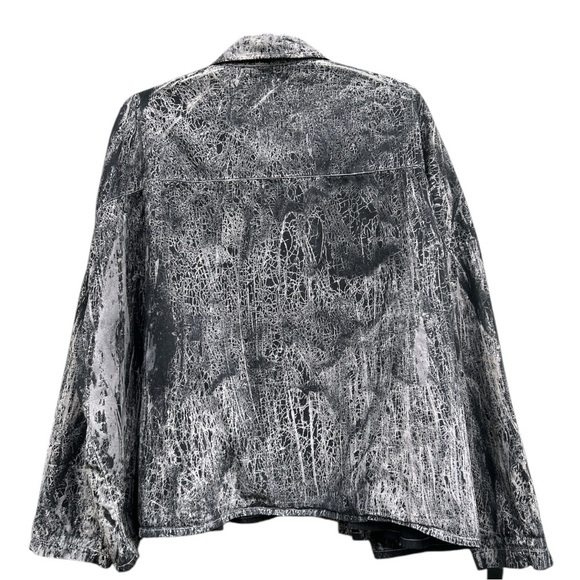 Dress To Kill Abstract Art-to-Wear Blouse | Lagenlook Avant-Garde USA Made - Picture 8 of 8